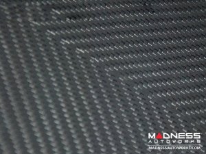 FIAT 500 Roof Spoiler - Carbon Fiber - ABARTH Style - High Gloss Clear Coat Finish